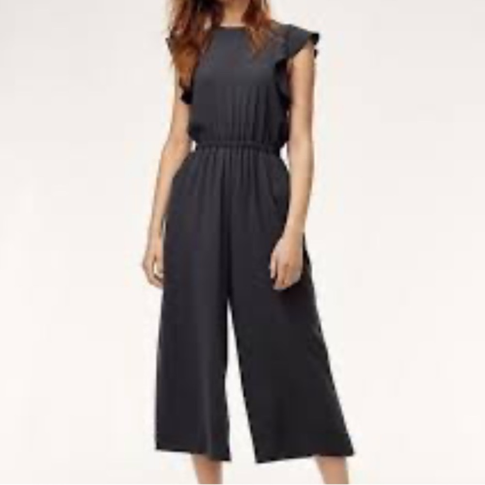 Aritzia Wilfred Fleurette wide leg jumpsuit size small